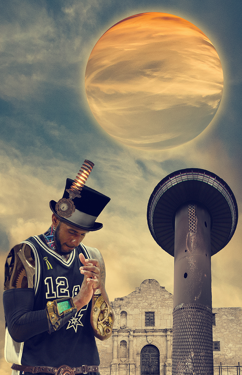 Steampunk Lamar Spurs
